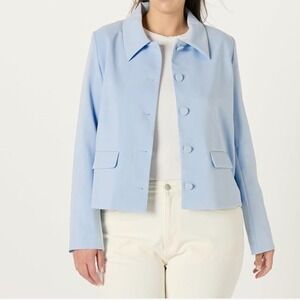 The Drop NWT‎ Myra Suiting Jacket with Flap Pockets